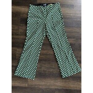 Maeve Anthropologie Women's Size XXS Green Margot Kick Flare Pant Pull On